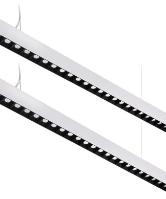 2 Pack 4ft 42W LED Linear Light Linkable, 5460lm, 4000K, White