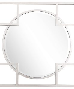 X Shaped Beveled Edge Mirror