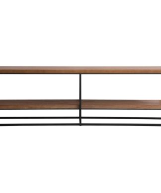 66" Industrial Tv Stand, Walnut
