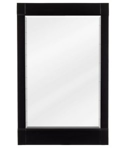 22" X 34" Espresso Mirror With Beveled Glass