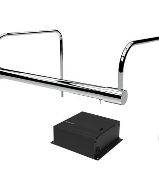 12" Tru-Slim Picture Light, Chrome With Dimmable Direct Wire Kit