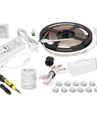 16ft TANDEMLED Tunable LED Tape Light Kit with wired controller, 2700K-5000K