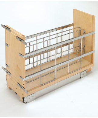 Wood Bakeware Pull Out Organizer With BB Soft Close, 8"