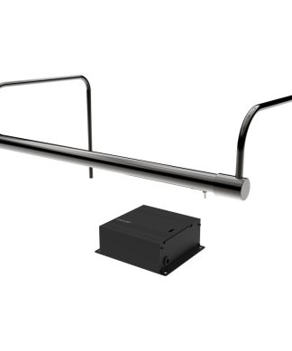 16" Slim Line Frame Light, Black With Dimmable Direct Wire Kit
