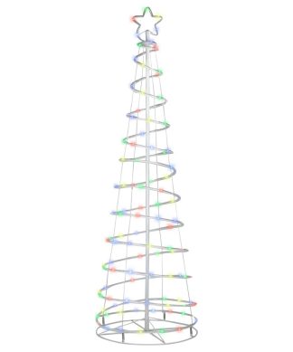 6' LED Color Changing Multiple Function Outdoor Spiral Christmas Tree