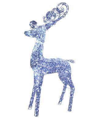 60" Crystal Deer