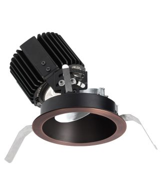 Volta 4.5" LED Round, Light Flood 45 2700K Warm White 90CRI, Copper Bronze