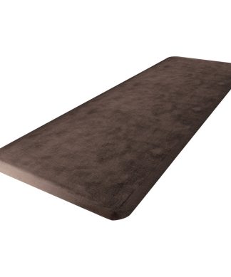 WellnessMats Linen Collection Premium Anti-Fatigue Mat, Antique Dark, 6'x2'