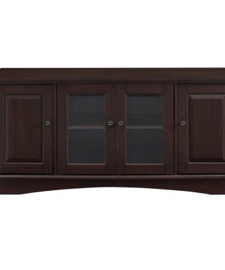 52" Wood TV Media Stand Storage Console, Espresso