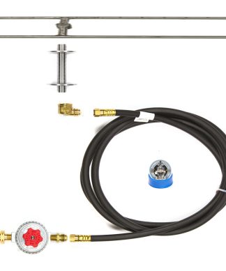 30" Low Profile H Burner and Complete Basic Propane Fire Pit Kit