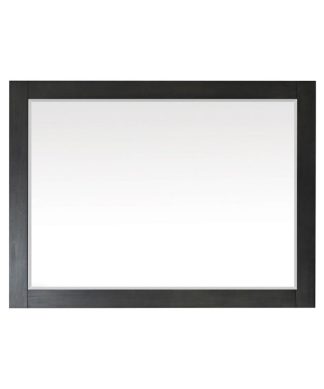 Vinnova Grayson 48" Bathroom Vanity Framed Wall Mirror in Rust Black