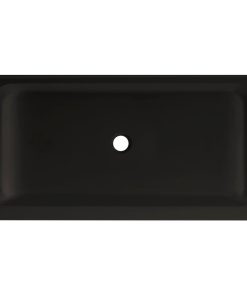 Voltaire 60 x 32 Acrylic Black, Single-Threshold, Center Drain, Shower Base