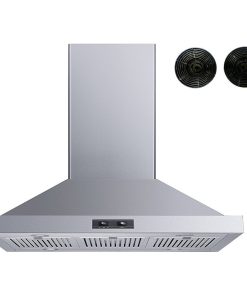 Winflo Convertible Island Range Hood, Charcoal Filters, 36"