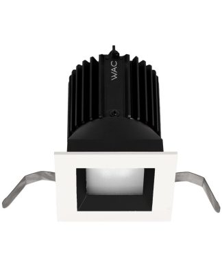 Volta 2" LED Square Shallow Regressed, Light Engine Spot 12 4000K, Black White