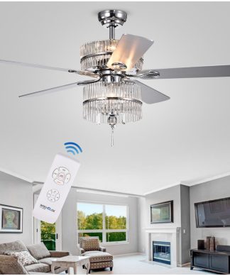 Wyllow Crystal 52-inch Ceiling Fan
