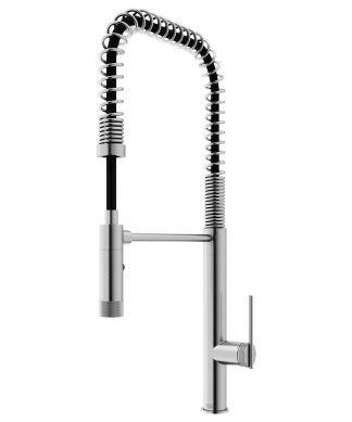 VIGO Sterling Pull-Down Kitchen Faucet, Stainless Steel