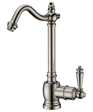 Whitehaus WHFH-C1006-PN Polished Nickel Cold Water Faucet w Classic Spout