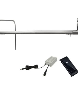16" Slim Line Art Light, Satin Nickel With Plug-in and Remote