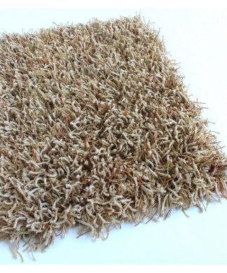 5'x2'6" Slice, Mimosa Bling Shag Custom Rug, 68.2 oz Carpet