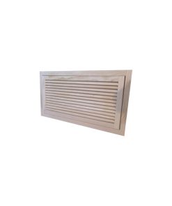Wood Return Air Filter Grille, 30"x14", Standard Square Edge, Standard Sqaure Ed