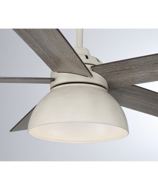 52" LED Ceiling Fan, Matte Black, Matte Black