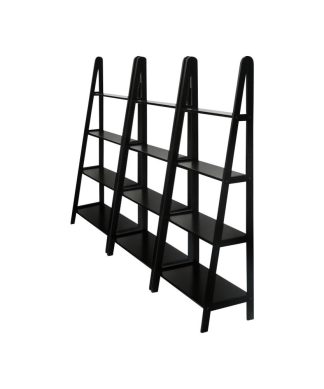 Winsome 4 Tier Wall Bookcase Unit in Espresso Beechwood