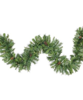 50'x12" Pre-Lit Dakota Red Pine Christmas Garland