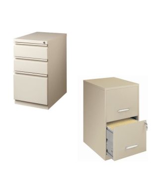 (Value Pack) Letter File Cabinet and Mobile File Cabinet