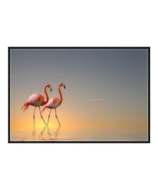 "Serenity Ii" Framed Canvas Giclee by Anna Cseresnjes, 31x21"