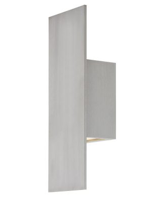WAC Lighting Icon LED Outdoor Wall Light in Brushed Aluminum