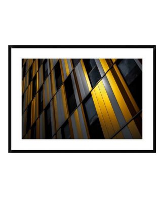 "Yellow Wall" Framed Digital Print by Gilbert Claes, 44x32"