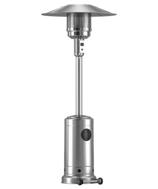 WestinTrends Freestanding 47, 000 BTU Patio Heater, Silver