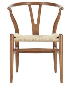 Wooden Dining Chair Walnut, Set of 2