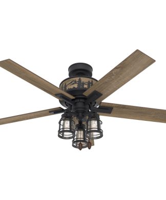 Vista 3 Light 52" Indoor Ceiling Fan, Natural Iron