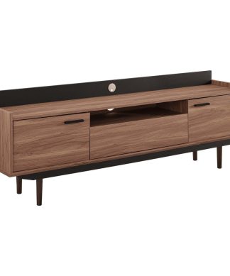 Visionary 71" TV Stand, Walnut Black