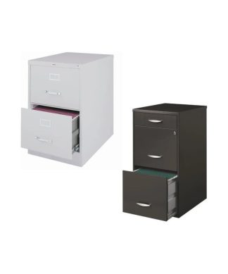 (Value Pack) 2 Drawer File Cabinet and 3 Drawer File Cabinet Set