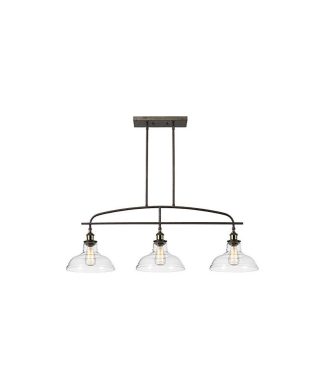 3-Light Chandelier Modern Farmhouse Pendant Fixture