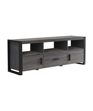 60" Angelo Home TV Stand, Charcoal
