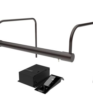 12" Slim Line Art Light, Oil Rubbed Bronze With Hard Wire Kit and Remote