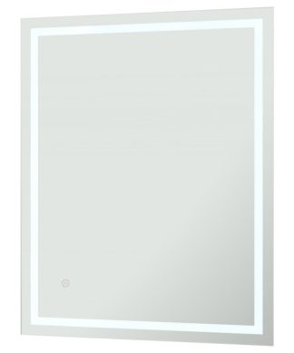 24" x 30" Dimmable LED Lighted Mirror with Touch Sensor and Automatic Anti Fog