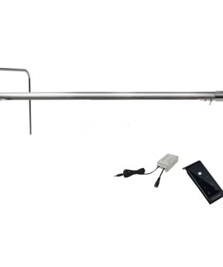 21" Tru-Slim Picture Light, Satin Nickel With Plug-in and Remote