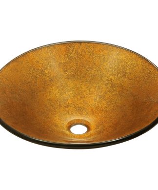 613 Foil Undertone Glass Vessel Sink