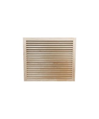 Wood Return Air Grille, 24"x20", Standard Square Edge