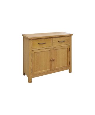 vidaXL Oak Sideboard w/ 2 Drawers 2 Doors Side Storage Cabinet Cupboard Shelf