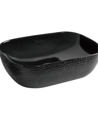 Whitehaus Isabella Plus Bathroom Sink With Black Finish WH71302-F04