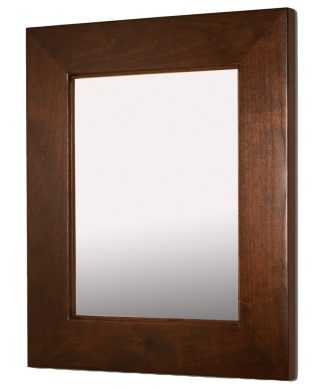 14"x18" Fox Hollow Furnishings Mirrored Medicine Cabinet, Caramel