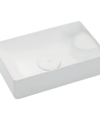 Vision 16042 Bathroom Sink, Gloss White