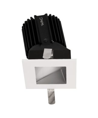 Volta 2" LED Square Wall Wash Trim With-Light Engine Flood 45 2700K, Haze White