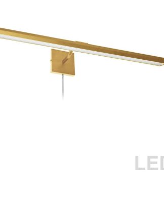 32 Inch 40W 4 LED Picture Light Aged Brass Aged Brass Finish Frosted Glass