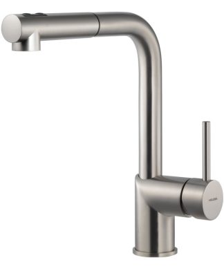 Vitale Pull Out Kitchen Faucet With CeraDox Technology, Brushed Nickel